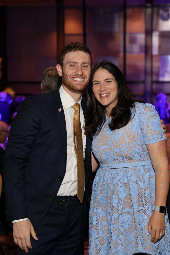 Will Blumrosen, Hilary Cohen at the Holocaust Museum Houston Lyndon Baines Johnson Moral Courage Award Dinner (Photo by Priscilla Dickson)
