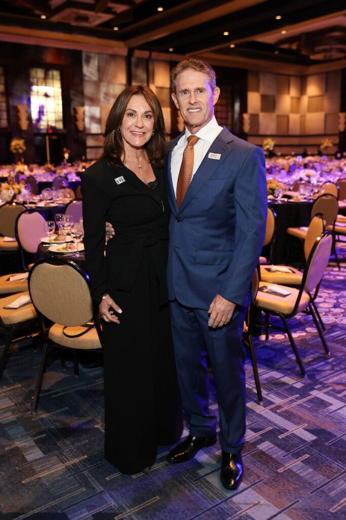Dinner chairs Tali & Eric Blumrosen at the Holocaust Museum Houston Lyndon Baines Johnson Moral Courage Award Dinner (Photo by Priscilla Dickson)