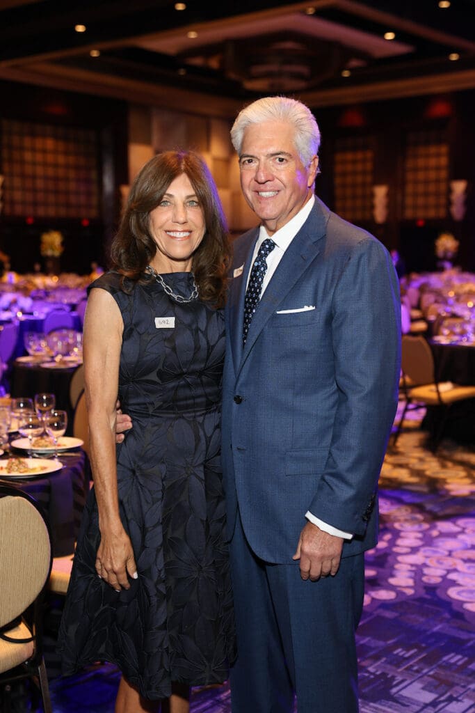 Dinner chairs Susan & Michael Bono at the Holocaust Museum Houston Lyndon Baines Johnson Moral Courage Award Dinner (Photo by Priscilla Dickson)