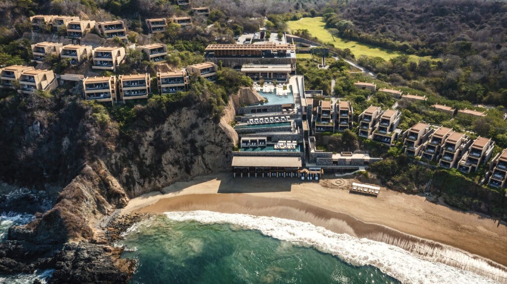 The remote luxury resort seamlessly integrates into its 3,000-acre nature reserve, with only a small percentage of the pristine landscape developed by design. (Photo by Four Seasons Tamarindo)