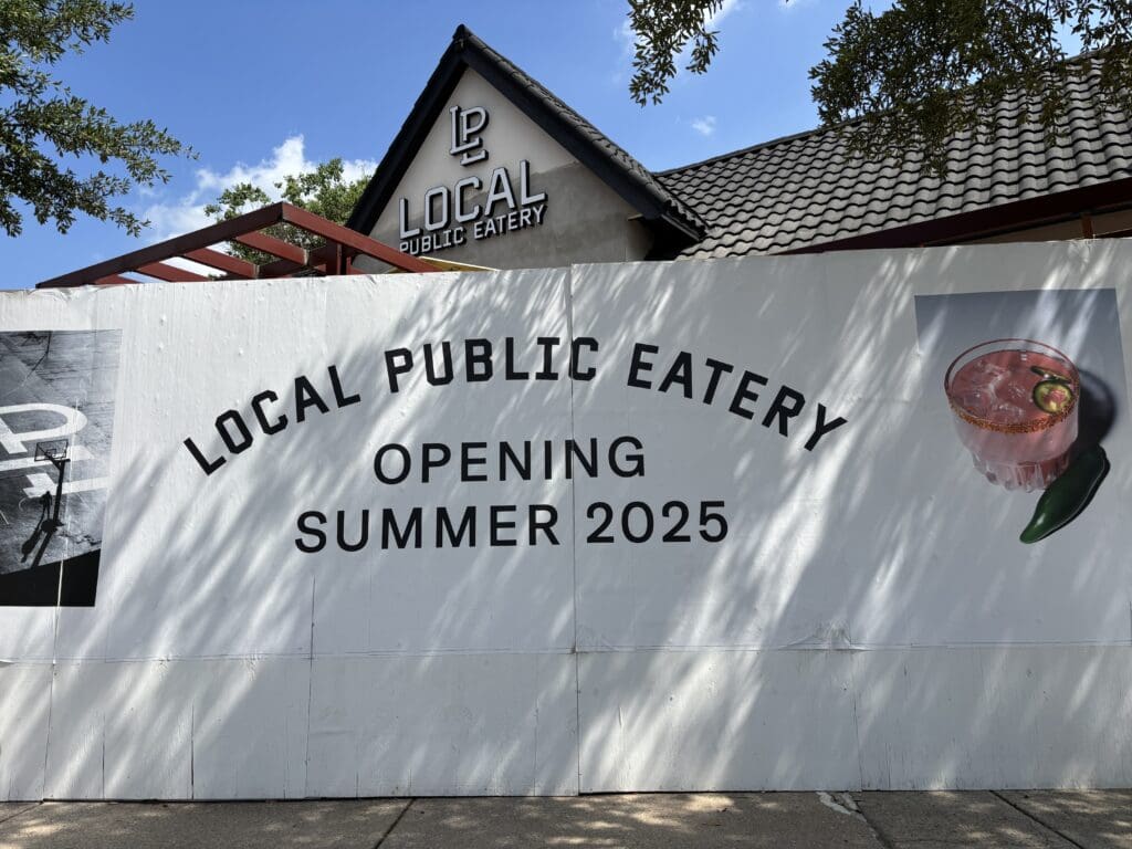 Local Public Eatery's opening will be this September. (Pbhoto by Laura Landsbaum)