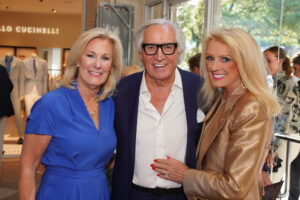 Janet Brock, Bob Schlegel, and Myrna Schlegel (Photo by Carol Vig)
