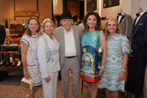 Jennifer Dix, Mary Martha Pickens, Jack Mitchell, Melinda Knowles, and Kim Quinn (Photo by Carol Vig)