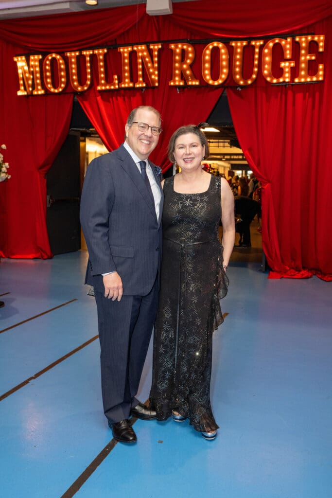 Jim Jordan & S. Shawn Stephens at Victory's 'A Night at the Moulin Rouge' gala (Photo by Jacob Power)