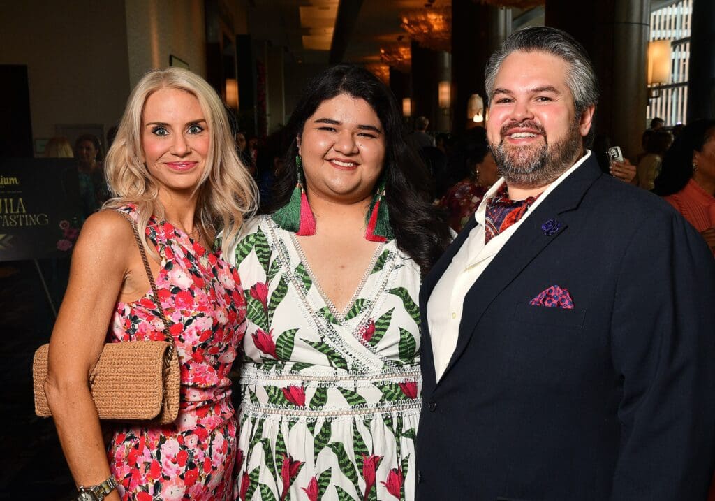 Josie Doubet, Cathryn Martinez and Alex de Aguilar Reuter at the Latin Women's Initiative annual luncheon (Photo by Dave Rossman)
