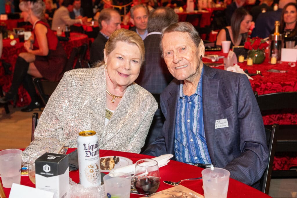 Judi & Jack Johnson at Victory's 'A Night at the Moulin Rouge' gala (Photo by Jacob Power)