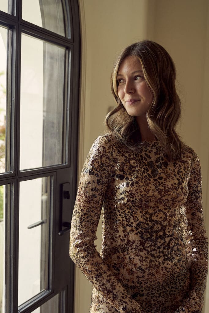 Amaris Werner rotated through selections throughout the day, showcasing the finest in modern fashion. (Photo by Brian Hutson with Elevated Content)