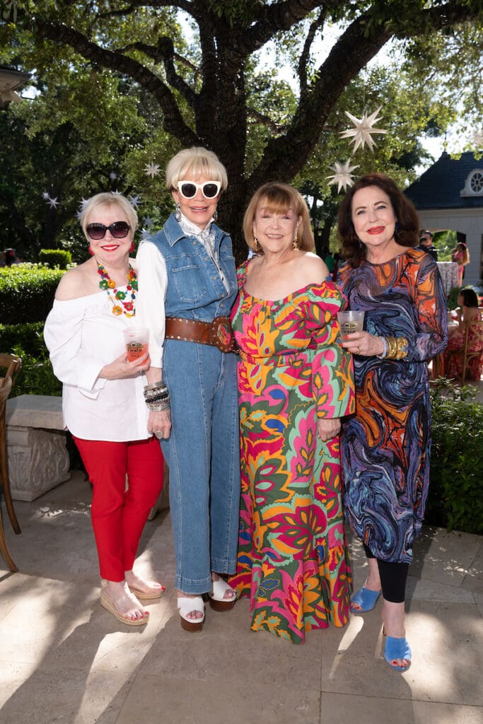 Leila Perrin, Leisa Holland Nelson Bowman, Marilu Garza, Charity Yarborough Cox at Legacy's Cinco de Mayo fiesta.