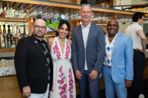 Leo Ruiz, Dina Whitaker, Mitchell George and Stanley Curtis; Photo Credit Melissa Taylor (Photo by Melissa Taylor)