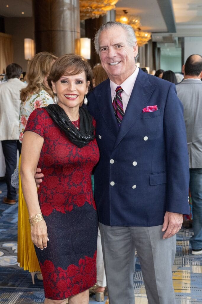 Lucia & Michael Cordua at the Latin Women's Initiative annual luncheon (Photo by Jacob Power)