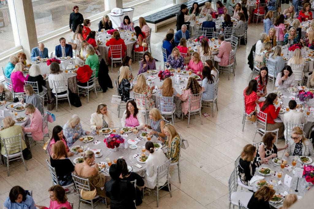 Lunch included the "Salvation Army Signature Salad' and a trio of chocolate truffles. (Photo by The Salvation Army of North Texas)
