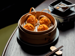 MTHK_Dim Sum – 海鮮酸辣小籠包 Hot & Sour Shanghainese Soup Dumplings, Scallop, Prawn