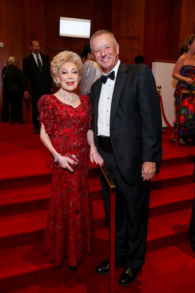 Margaret Alkek Williams, David Wuthrich at the Houston Symphony Wine Dinner & Collector's Auction (Photo by Priscilla Dickson)