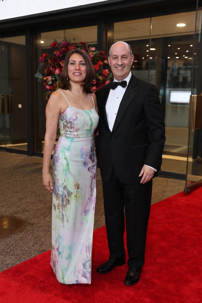 Marta Lederer, & Gary Ginstling, Houston Symphony executive director and CEO, at the Houston Symphony Wine Dinner & Collector's Auction (Photo by Priscilla Dickson)