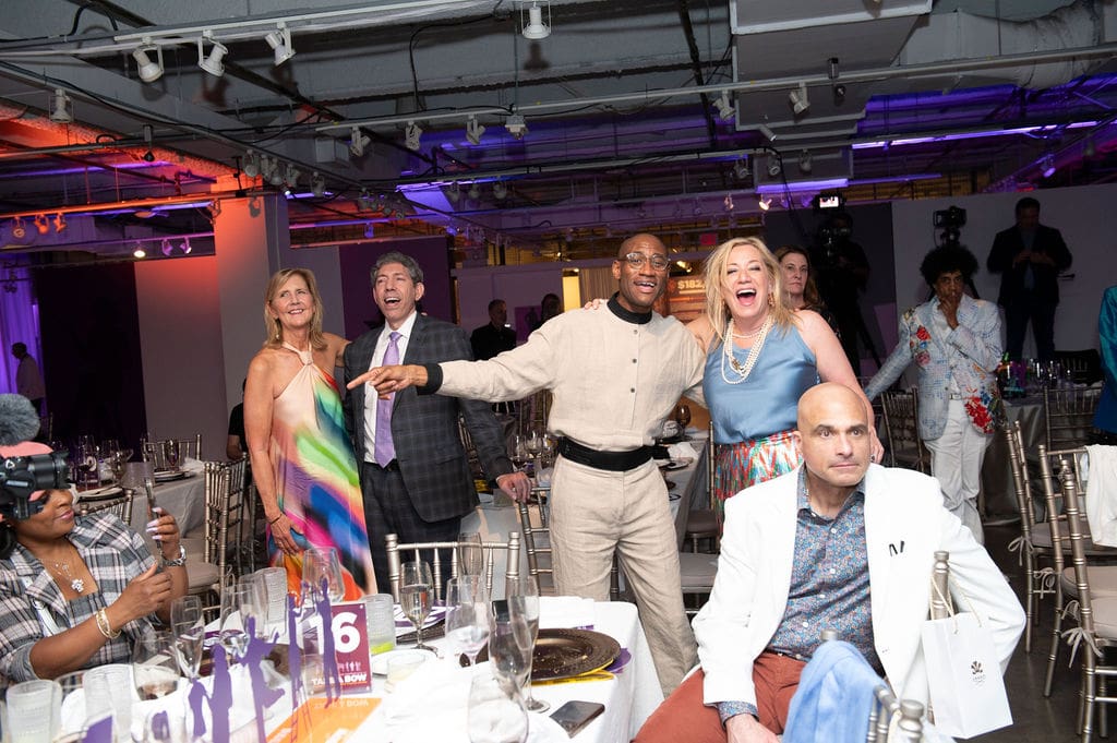 Mickie and Jeff Bragalone, Hamilton A. Sneed, and Krista Weinstein dance to the final performance. (Photo by Thomas Garza and Tamytha Cameron)