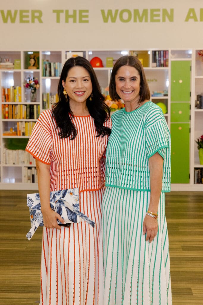 Nancy Bihlmaier,Jenny Weber wearing Christy Lynn at the SheSpace 'Mommy & Me' fashion show (Photo by @LaurenHolubPhotography)