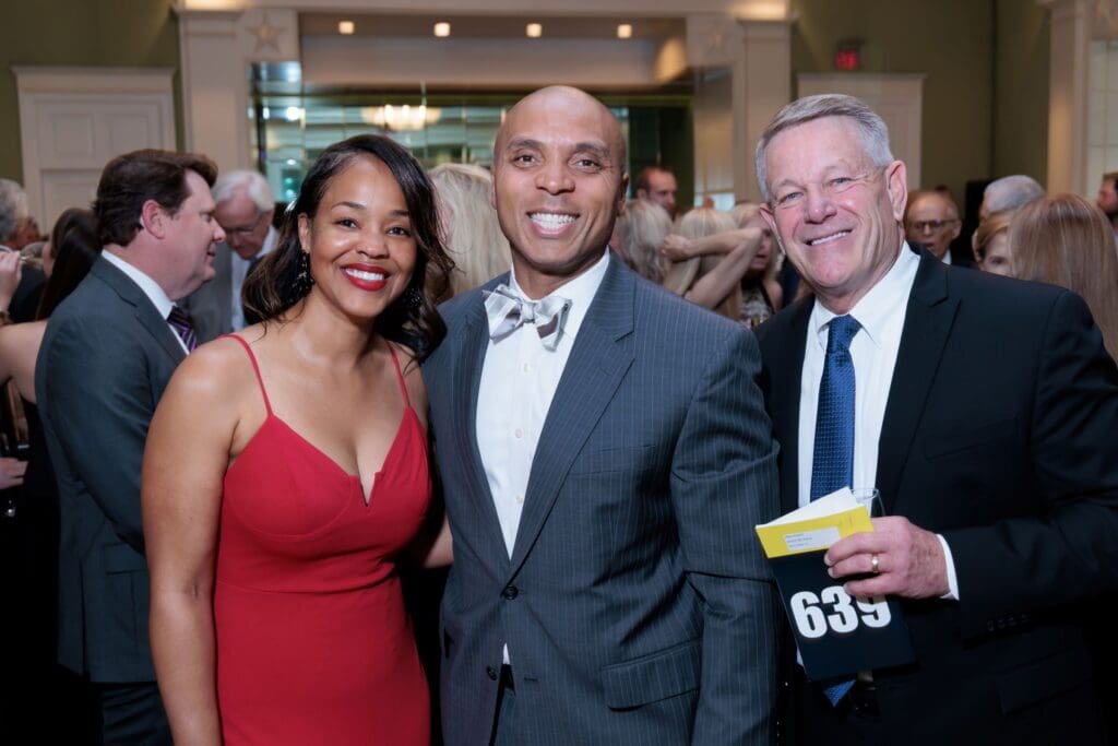 Nikita & Anthony Flynn, Mike Holland  at Convenant House Texas' 'Night of Broadway Stars' (Photo by Katy Anderson)