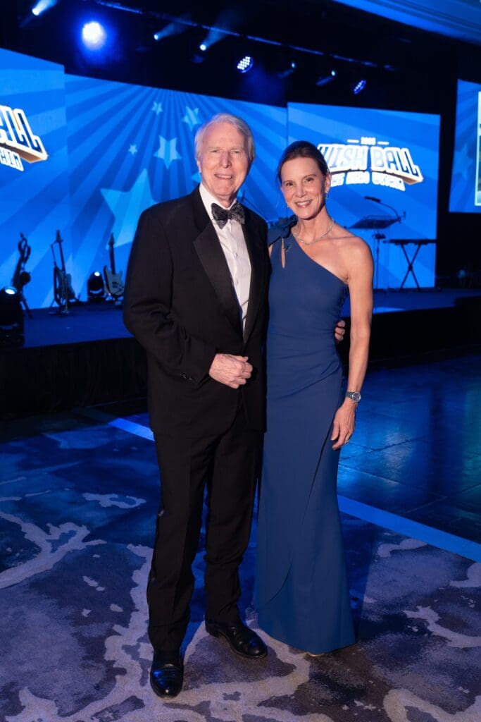 Philip Schenidau & Emily Clay at the Make-A-Wish ball (Photo by Daniel Ortiz)