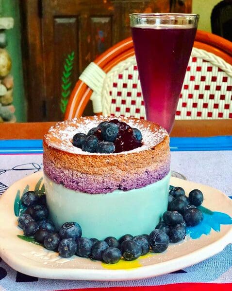 Swoon over the Rise Soufflé of the month, blueberry, or any other of their delicious options when they open early this Mother's Day. (Photo courtesy of Rise Soufflé) 