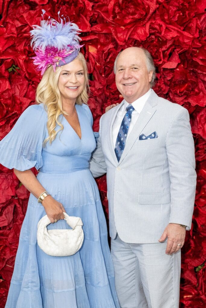 Tammie & Dr. Charles Johnson at Bo's Place 'Hats, Hearts & Horseshoes' benefit (Photo by Jacob Power)