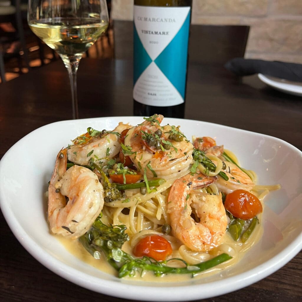 Enjoy one of Terra Vino's specialties, like their Tuscan Shrimp, this Mother's Day. (Photo courtesy of Terra Vino) 