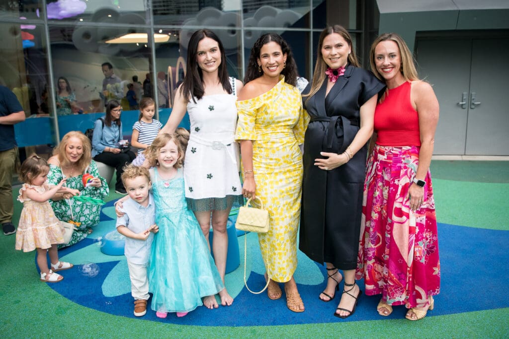 Tori Mulford, Catalina Gonzalez, Bela Cooley, and Ashley Chellgren at the first look VIP preview party (Photo by Kelly Alexander Photography)