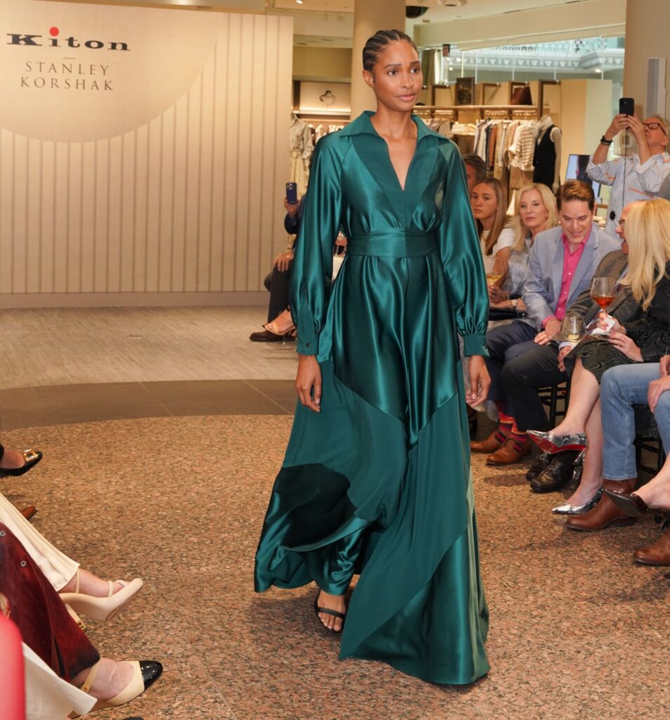 Kiton models take the runway at Dallas' Stanley Korshak.