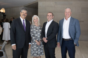Steve Gray, Debbie Gray, Josh Coury, Carter Tolleson (Photo by Sylvia Elzafon and Thomas Garza)