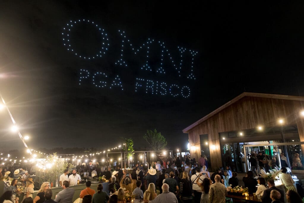 Friday night ended with an incredible drone show presented by Lexus. (Photo by Omni PGA Frisco Resort & Spa)