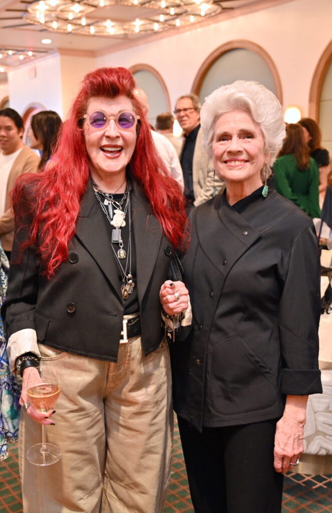 Barbara Hill, Betty Moody at Untitled Art, Houston VIP Weekend at Park House (Photo by Alex Montoya)