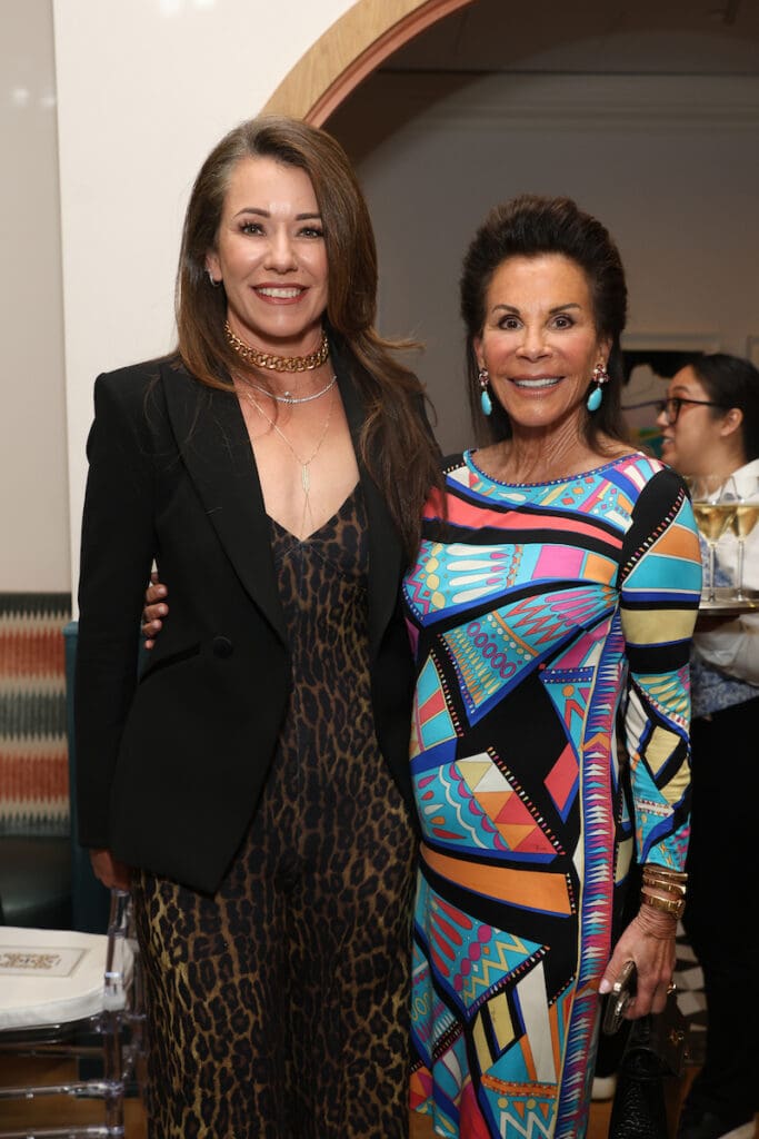 Alicia Gordy, Marjorie Grossman at the Mahjong for a Cure soirée (Photo by Priscilla Dickson)