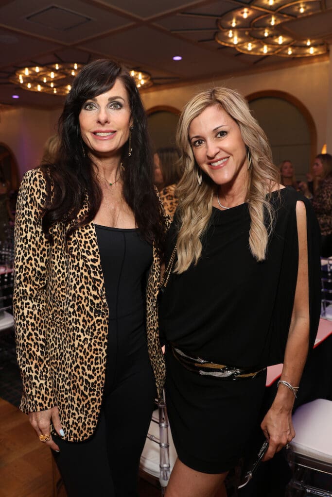 Andrea Blanton, Courtney Zubowski at the Mahjong for a Cure soirée