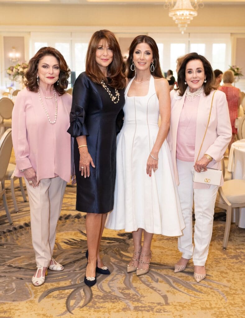 Beth Wolff, Heidi Rockecharlie, Saula Valente, Betty Tutor at the Houston Symphony League President's Luncheon