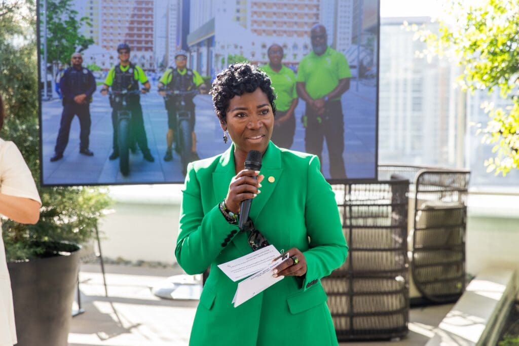 City Manager Kimberly Bizor Tolbert stresses the importance of the project for all of Dallas.