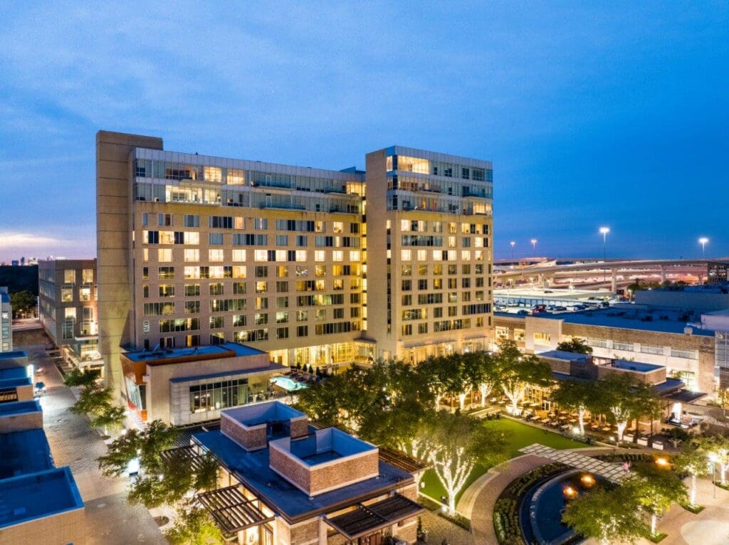 The hotel is centrally located and walkable to everything in West Houston’s top mixed-use development.