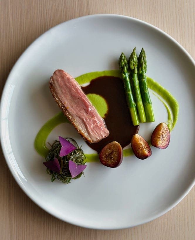 One stand-out dish on Sushi Kozy's omakase menu is duck breast brushed with a maple Szechuan glaze. (Courtesy)