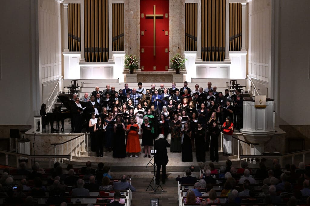 Grammy Award winning Houston Chamber Choir gives it final concert of the season at St. Luke's United Methodist Church (Photo by Jeff Grass Photography)
