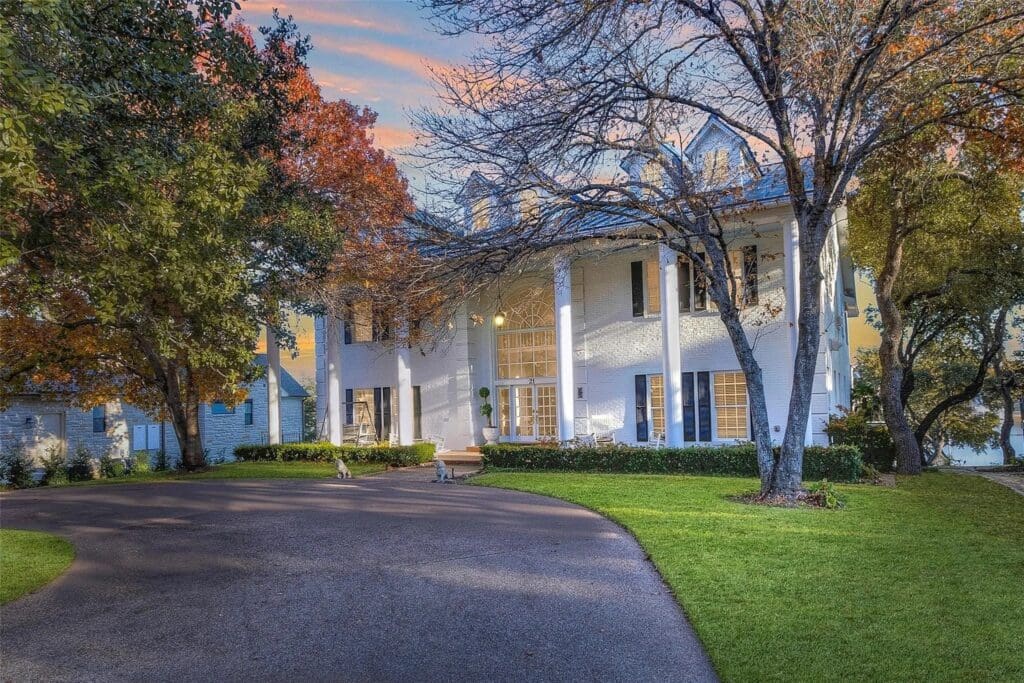 Southern charm and lakefront living collide at 21 Harbour Point Circle. (Courtesy)
