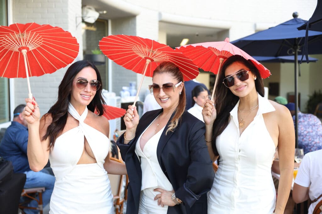 Monica Leahmann, Andrea Gomez, Hoda Sana style up Hudson House's new patio scene.