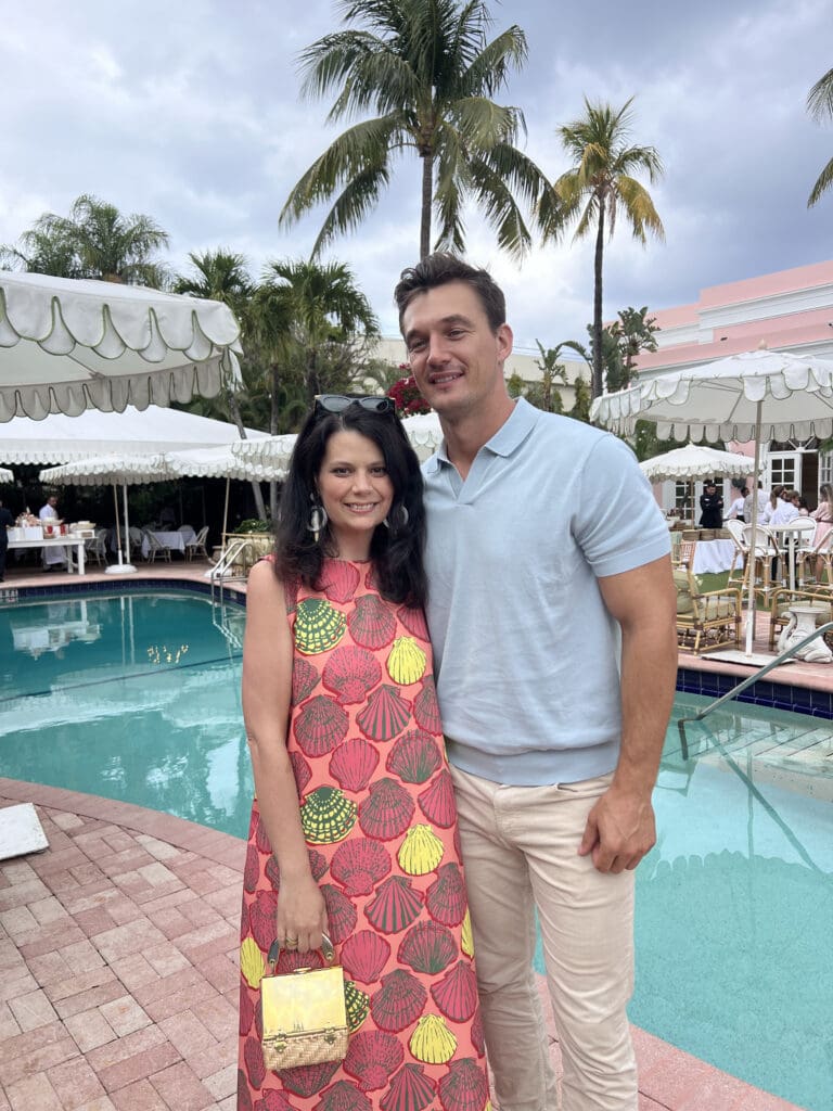 You never know who you'll run into in Palm Beach. I've seen everyone from Iris Apfel to Tom Ford to Tyler Cameron. (Photo by Melissa Smrekar)