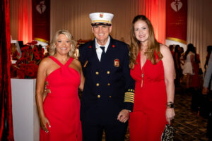 MoCo Go Red Luncheon Kellie Armstrong, Chief Buck, Lisa Fenley