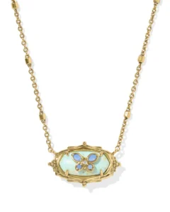 Dolly Parton x Kendra Scott Elisa Butterfly Vintage Gold Short, $98.