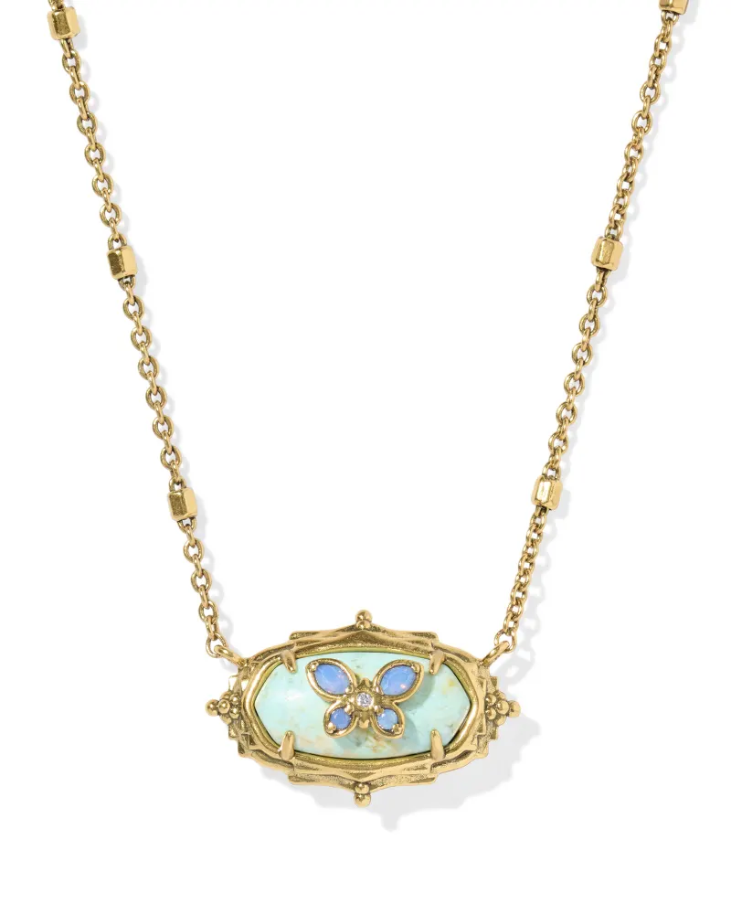 Dolly Parton x Kendra Scott Elisa Butterfly Vintage Gold Short, $98. 