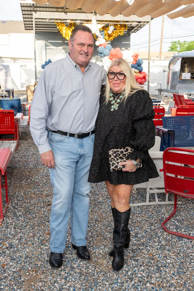  Brent Milam & Lara Bell at the Cattle Baron's Ball kick-off (Photo by Jacob Power)