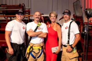 Mari Harvey & Woodlands Firefighters MoCo Go Red Fashion 2025
