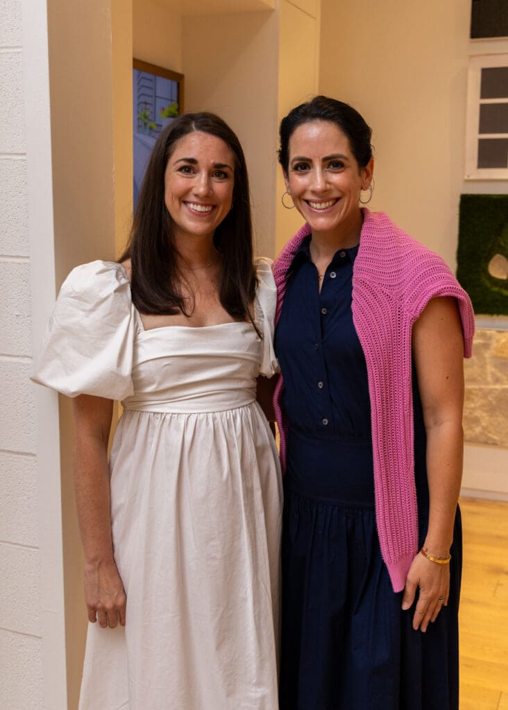 Megan Reuss, Dara Frankel at the Frankel Design Build showroom reveal party (Photo by Chloe Kissner)