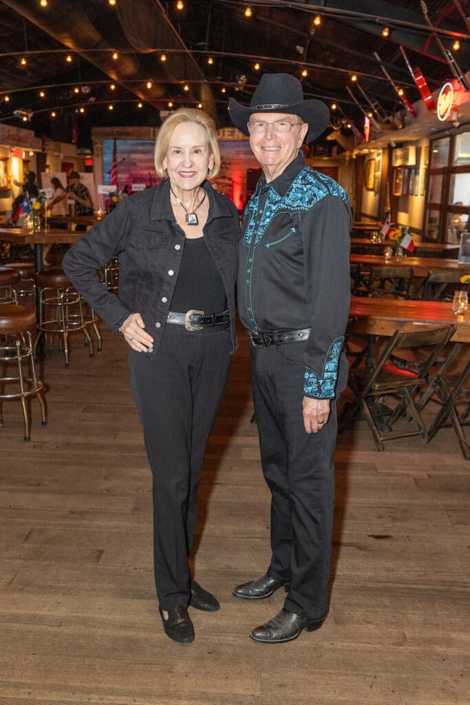 Sue & Rusty Burnett at the Cattle Baron's Ball kick-off  (Photo by Jacob Power)