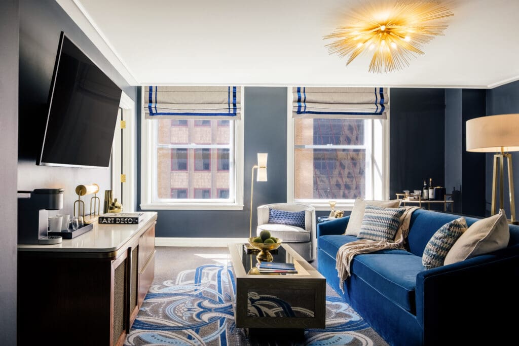 Murals, painted ceilings, stone columns, vault doors, and more were preserved, creating a really cool experience for history buffs or lovers of architecture.