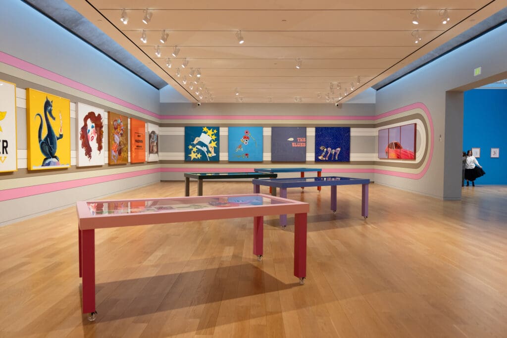 "The Whale" by Alex Da Corte is a sea of colors and pop culture. (Courtesy)