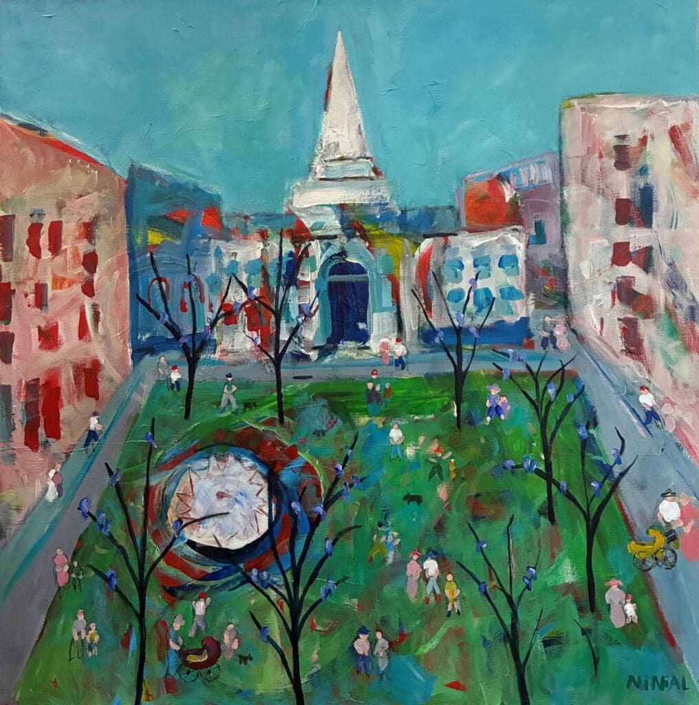 Jim N. Hill signed some of his work with his middle name, "Ninial," but returned to using his full name to celebrate his 80th birthday. (Photo courtesy Jim N. Hill)